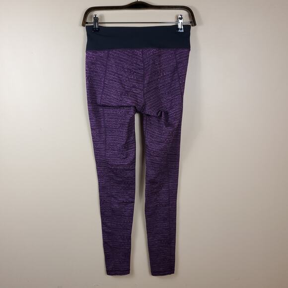 Calia Purple Heathered Mid-rise Cropped Leggings Size S - Picture 5 of 8